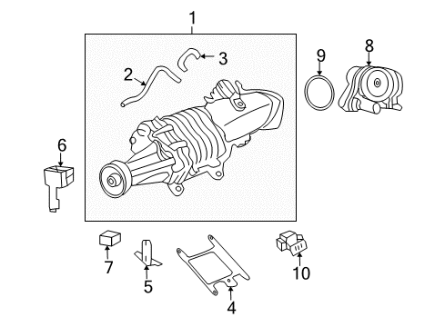 2007 Chevrolet Cobalt Throttle Body Gasket Diagram for 24455111