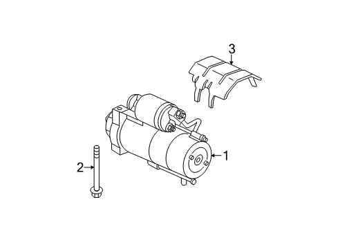 2013 Chevrolet Silverado 2500 HD Starter Starter Diagram for 19180528