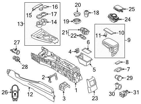 2021 Mini Cooper Countryman Parking Brake Actuator Emf Diagram for 34216860007