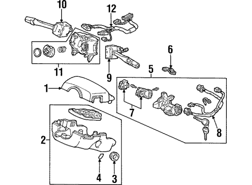 1999 Acura CL Switches Wire Harness, Ignition Diagram for 35110-SY8-A11