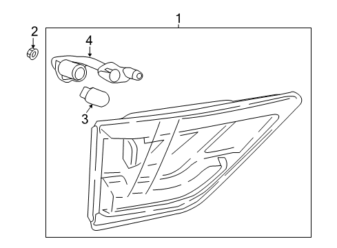 2022 Chevrolet Traverse Backup Lamps Back Up Lamp Diagram for 85133100