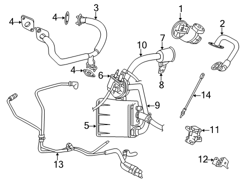2006 Chrysler Sebring Emission Components Harness-Vacuum Vapor Diagram for 4578012AF