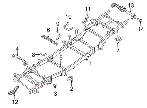 2017 Ram 1500 Frame & Components Suspension-Mass Diagram for 68051255AC