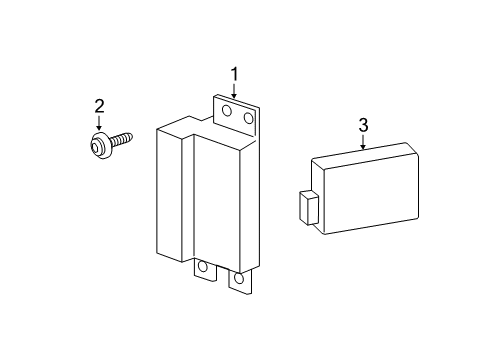 2011 Chrysler 300 Electrical Components Module-Blind Spot Detection Diagram for 56038903AD