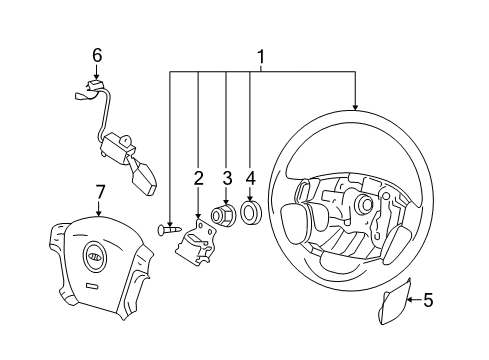 2006 Kia Sportage Cruise Control System Actuator Assembly-Cruise Control Diagram for 96440-2E201