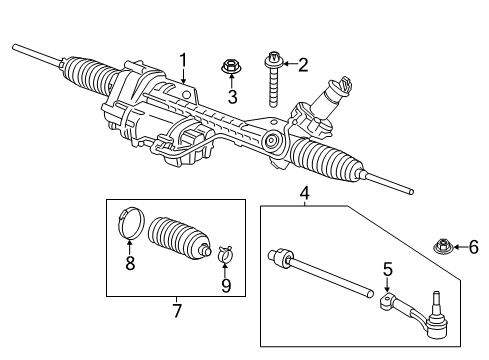 2015 BMW X1 Steering Column & Wheel, Steering Gear & Linkage Exchange-Steering Box, Electric. Diagram for 32106874242