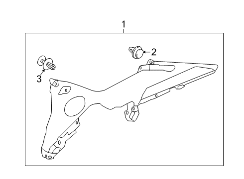 2018 Honda Civic Interior Trim - Quarter Panels Garnish Assy., L. RR. Pillar *NH900L* (DEEP BLACK) Diagram for 84181-TGG-A01ZA