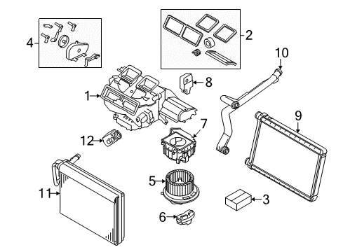 2010 BMW 135i Air Conditioner Pressure Hose, Condenser, Evaporator Diagram for 64509133064