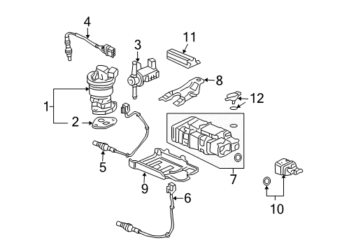 2008 Acura TL Powertrain Control Control Module, Engine (Rewritable) Diagram for 37820-RDA-A84