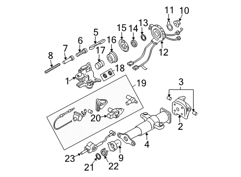 2005 Buick LaCrosse Housing & Components Shift Plate Diagram for 15884352