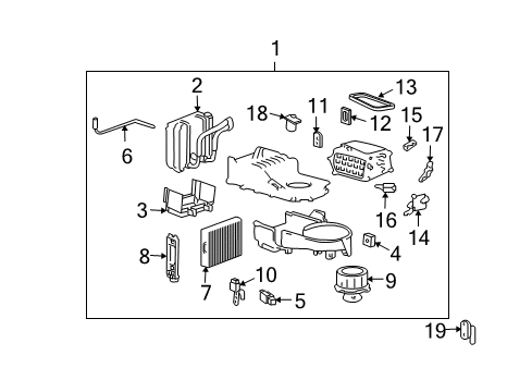 2005 Kia Optima A/C Evaporator Components Relay Assembly-Power Diagram for 95230-37500