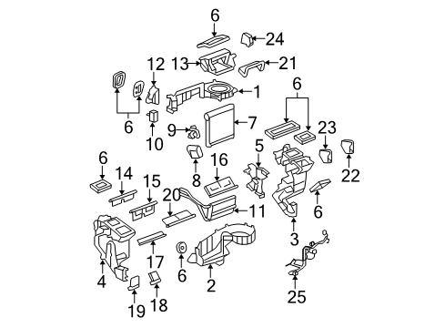 2010 Buick Lucerne Air Conditioner Hose Asm-A/C Compressor & Condenser Diagram for 22752062