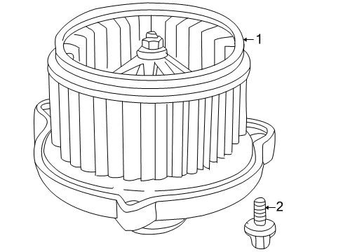 2007 Honda S2000 Blower Motor & Fan Motor Assembly, Fan Diagram for 79310-S0A-305