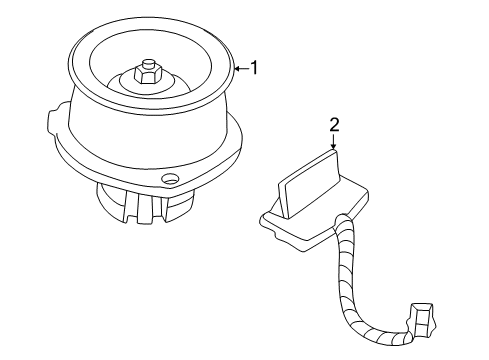 2006 Buick Rendezvous Blower Motor & Fan Resistor Diagram for 10446577