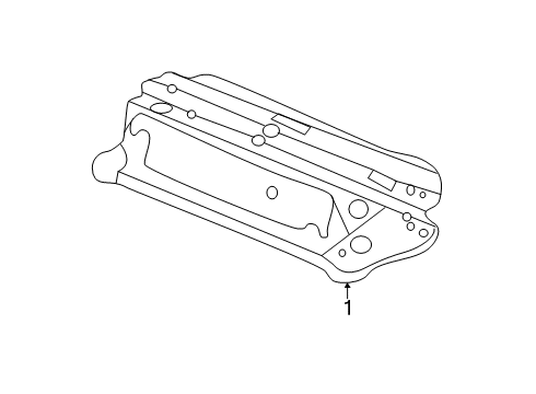 2019 Honda Clarity License Lamps Light Assy Licens Diagram for 34100-TBA-A11