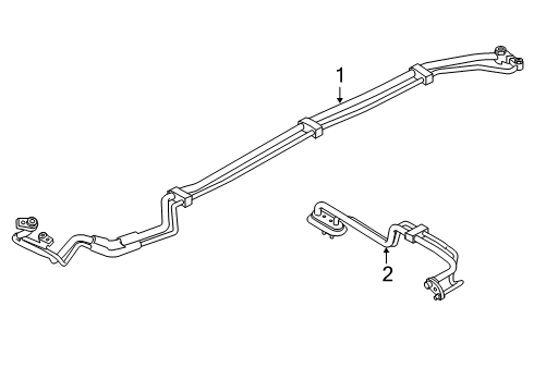 2021 Ford Transit Connect Rear A/C Lines Inlet Tube Diagram for DV6Z-19A834-E