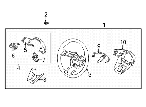 2021 Kia Seltos Cruise Control Unit Assembly-Front RADA Diagram for 99110Q5100