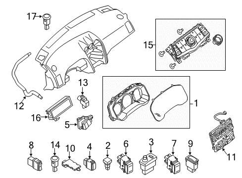 Diagram for 2010 Nissan Maxima Switches 