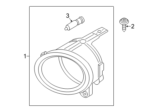 2014 BMW M5 Chassis Electrical - Fog Lamps Fog Light, Led, Left Diagram for 63177311293