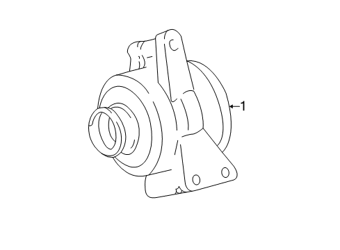 2005 Ford Freestyle Alternator Alternator Diagram for 5F9Z-10346-BA