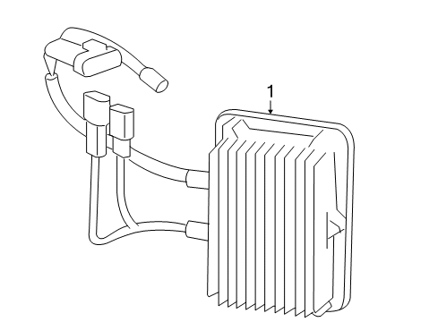 2013 GMC Yukon Electrical Components Module Asm-Automatic Transmission Auxiliary Fluid Pump Control Diagram for 24261817