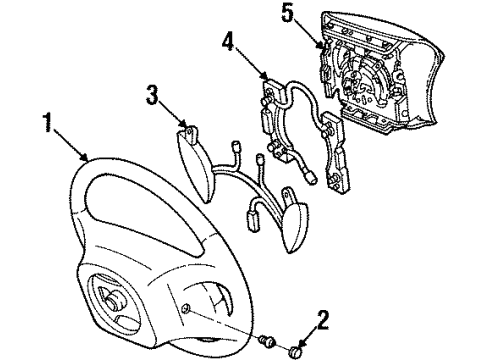 1997 Lincoln Mark VIII Switches Stoplamp Switch Diagram for F7LZ-13480-AA