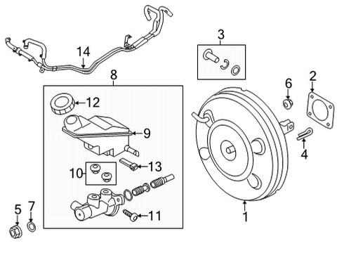 2022 Hyundai Santa Fe Dash Panel Components Seal Diagram for 59145A0000