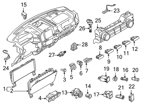 2021 Ford F-150 Headlamps Module Diagram for JX7Z-13C788-N