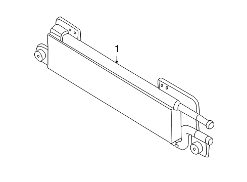 2003 Ford Escape Trans Oil Cooler Transmission Cooler Diagram for YL8Z-7A095-CA