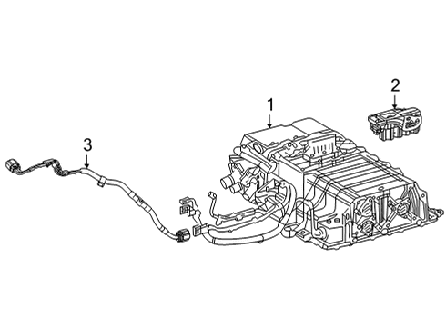 2018 Toyota Mirai Electrical Components Module Diagram for 1A100-77040