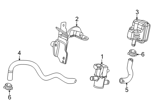 2020 Honda Clarity Emission Components Stay Comp, Pcs Diagram for 36163-5WJ-A00