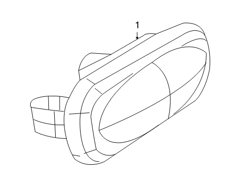 2007 Dodge Ram 3500 Side Marker Lamps Lamp-Fender Marker Diagram for 55077458AA