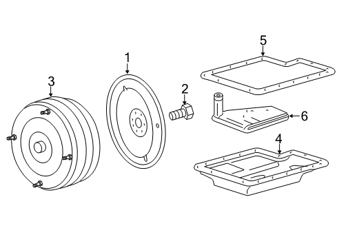 2012 Ford F-150 Automatic Transmission Transmission Diagram for BL3Z-7000-HRM