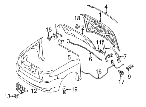 2009 Ford Flex Anti-Theft Components Ignition Immobilizer Module Diagram for 8G1Z-15607-A