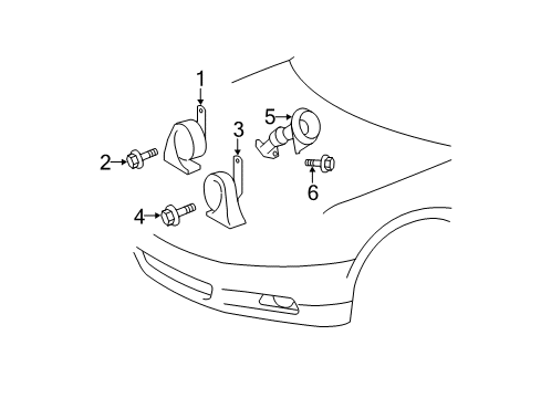 2009 Toyota Camry Anti-Theft Components Ecu Immobilizer Module Unit Diagram for 89784-33011