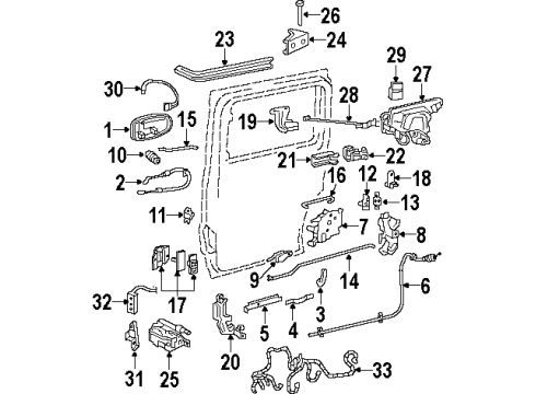 Diagram for 1997 Oldsmobile Silhouette Switches 