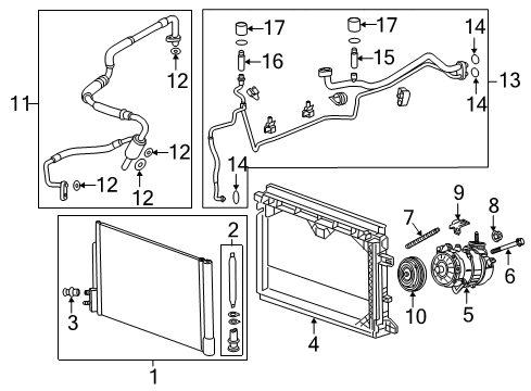 2019 Buick Regal Sportback Switches & Sensors Mount Bracket Diagram for 84208077