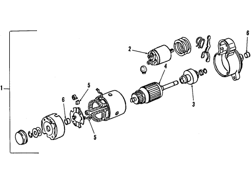 1984 Nissan 200SX Ignition System Reman Engine Control Module Diagram for 2261A-08F01RE