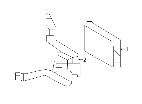 2016 Toyota Sequoia Electrical Components Blind Spot Radar Diagram for 88162-0C010