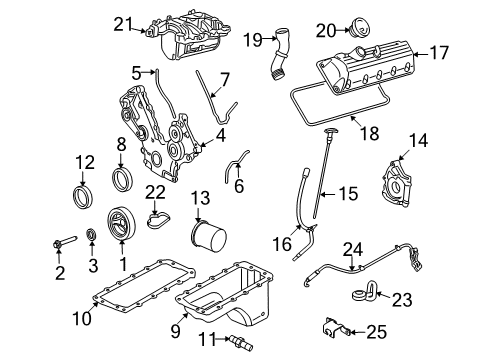 2009 Ford Explorer Sport Trac Intake Manifold Filler Pipe Diagram for 6L2Z-6778-AA