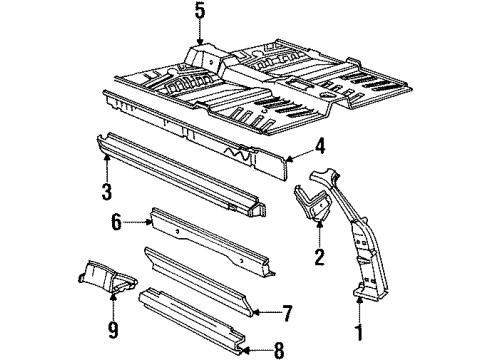 1985 Ford EXP Belts Belt Diagram for E1FZ8620K