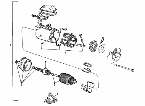 1994 Ford Explorer Battery Positive Cable Diagram for F3TZ-14300-E