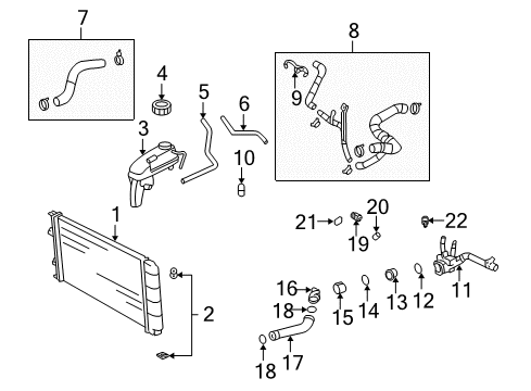 2002 Chevrolet Cavalier Powertrain Control Oxygen Sensor Diagram for 12563848