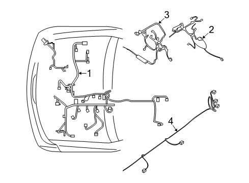 2014 Nissan Frontier Wiring Harness Harness-EGI Diagram for 24011-9BF6A