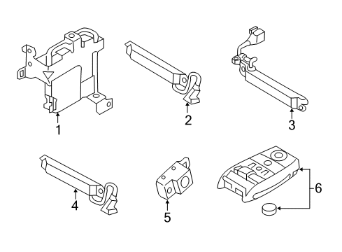 2016 Kia Sedona Keyless Entry Components Unit Assembly-Bcm & Receiver Diagram for 95400A9530