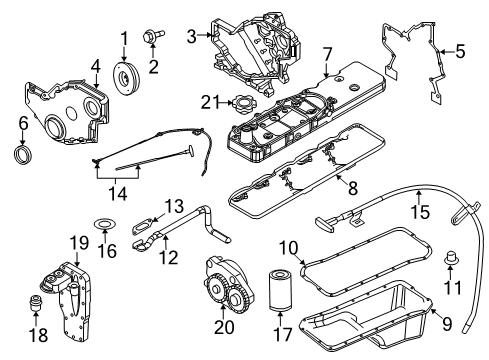 2017 Ram 3500 Filters Filter Ki-FUEL/WATER Separator Diagram for 68197867AB