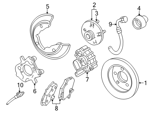 2004 Mercury Sable Anti-Lock Brakes Relay Diagram for F8OZ-2C013-B