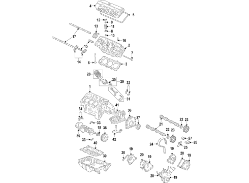 2019 Honda Pilot Engine Parts, Mounts, Cylinder Head & Valves, Camshaft & Timing, Oil Pan, Oil Pump, Crankshaft & Bearings, Pistons, Rings & Bearings, Variable Valve Timing ACM UNIT (REWRITABLE) Diagram for 38700-TG7-A62