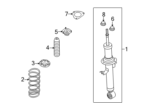 2013 Nissan 370Z Struts & Components - Front ABSORBER Kit-Shock, Front Diagram for E6110-1EA0D