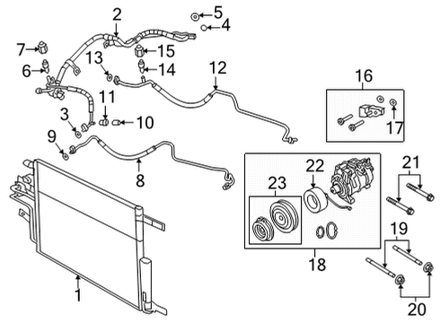 2022 Ram 1500 Switches & Sensors Sensor-EVAPORATOR Fin Probe Diagram for 68396045AA